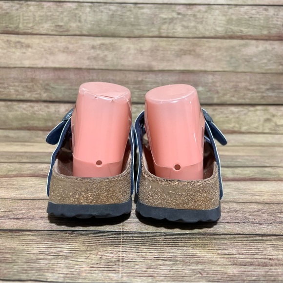 Papillio Blue Floral Double Strap Sandals - Picture 2 of 9